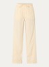 Mileni high waist wide fit pantalon met steekzakken - Geel