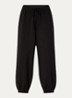 Myha Oasis high waist cropped tapered fit broek in linnenblend - Zwart