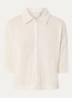 Sitrica semi-transparante blouse - Naturel