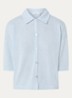 Sitrica semi-transparante blouse - Blauw