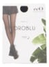 panty in 40 denier met ruitdessin - Zwart