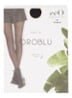 panty in 40 denier met ruitdessin - Diepzwart