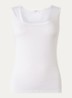 Tanktop in kasjmierblend - Wit
