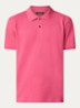 Alex regular fit polo van piqué katoen - Koraalroze
