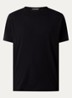 New Box oversized T-shirt met stretch - Zwart