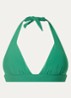 Donia push up halter bikinitop - Groen