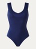 Soya 11 badpak met gekruiste banden - Donkerblauw