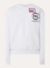 Game sweater met logoprint - Lichtgrijs