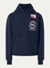 Pre Game hoodie met logo- en backprint - Donkerblauw