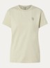 Chara T-shirt met logo - Lindegroen