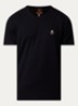 Elio T-shirt met logoborduring - Zwart