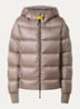 Marion puffer jack met donsvulling - Donkerbeige