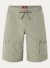 Morar straight fit korte broek met steekzakken - Olijfgroen