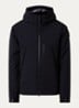 Nivek 2.0 softshell jack met capuchon - Zwart
