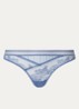 Maddie tanga van kant - Blauw