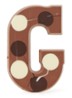 Chocoladeletter Melk gevlekt 190 gram - A t/m Z - G