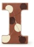 Chocoladeletter Melk gevlekt 190 gram - A t/m Z - I