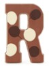Chocoladeletter Melk gevlekt 190 gram - A t/m Z - R