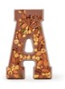 Chocoladeletter Melk met noten 185 gram - A t/m Z - A