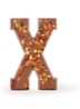 Chocoladeletter Melk met noten 185 gram - A t/m Z - X