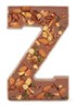 Chocoladeletter Melk met noten 185 gram - A t/m Z - Z