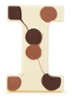 Chocoladeletter Wit gevlekt 190 gram - A t/m Z - I
