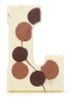 Chocoladeletter Wit gevlekt 190 gram - A t/m Z - L
