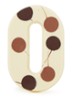 Chocoladeletter Wit gevlekt 190 gram - A t/m Z - O
