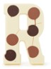 Chocoladeletter Wit gevlekt 190 gram - A t/m Z - R