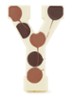 Chocoladeletter Wit gevlekt 190 gram - A t/m Z - Y