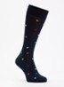 Noah sokken met print - Donkerblauw