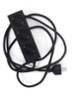 Power Bar stekkerdoos 2 meter - Zwart