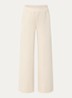 Attilia high waist wide fit broek met persplooi - Geelgoud