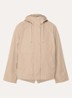 Balpino jack met capuchon en steekzakken - Beige