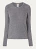 Ciclone fijngebreide pullover met pailletten - Donkergrijs