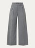 Scala high waist wide fit pantalon in wolblend - Middengrijs