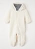 Cahute babypak van teddy - Wit