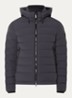 Boggs gewatteerd jack met donsvulling en afneembare capuchon - Donkerblauw