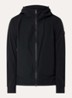 Helgo softshell jack met capuchon - Zwart