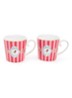 Love Birds kopje 30 cl set van 2 - Rood