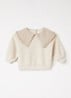 Sweater met kraag - Creme