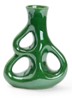 Three Ears Small vaas 21 cm - Donkergroen