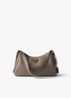 Aimée Medium schoudertas van leer - Taupe