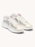 America's Cup sneaker met lakleren details - Creme