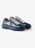 America's Cup sneaker met mesh details - Donkerblauw