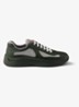 America's Cup sneaker met mesh details - Donkergroen