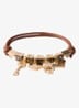 Armband van leer - Bruin