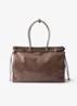 Bonnie Extra-Large schoudertas van kalfsleer - Taupe
