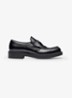 Chocolate loafer van leer - Zwart