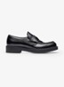 Chocolate loafer van leer - Zwart